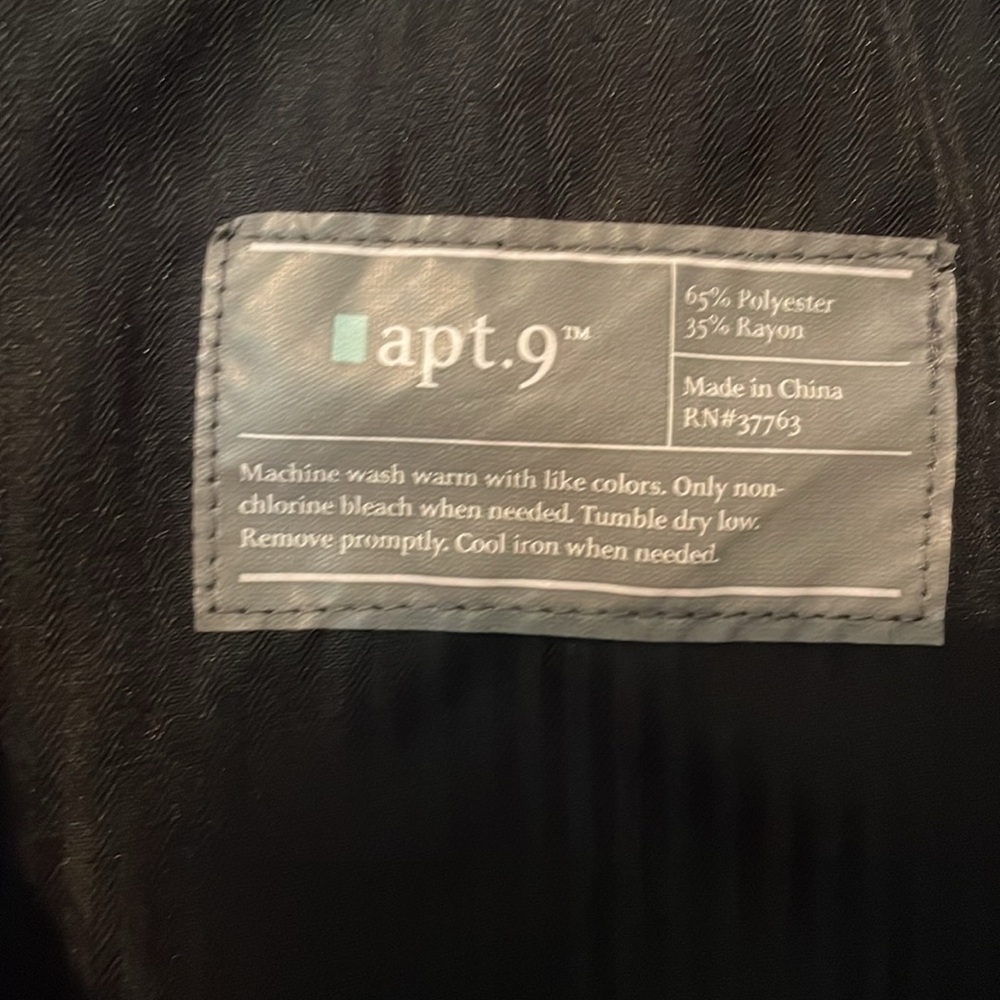 Apt 9. Men's Black Dress Pants - Picture 3 of 4